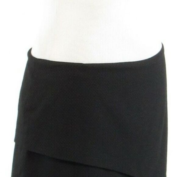 Ann Taylor LOFT black tiered skirt 4 - Picture 4 of 8